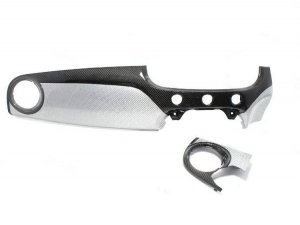 FIAT 500 Custom Dashboard - Carbon Fiber - White Candy - RHD